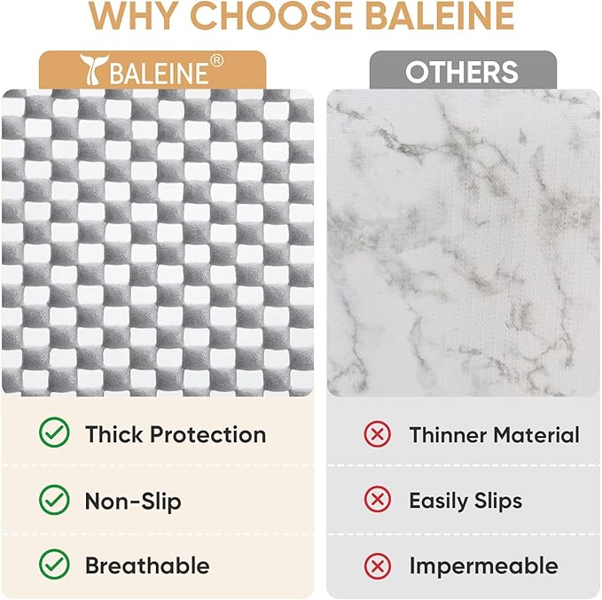 BALEINE Cabinet Liner, 17.5 in x 30 Ft Drawer and Shelf Liner - Image 5
