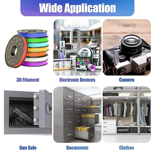 5.5LBS Silica Gel Desiccant Beads, Premium Blue Indicating Reusable Desiccant - Image 5