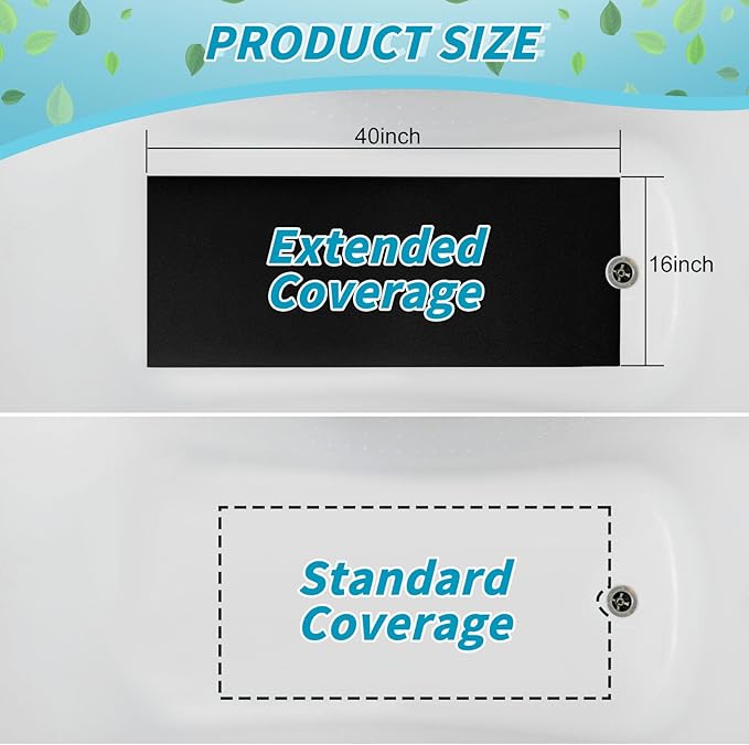 16" x 40" Non Slip Bathtub Mat - Image 3