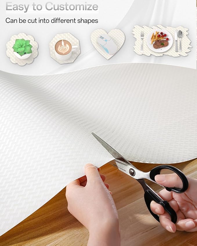Shelf and Drawer Liner for Kitchen Cabinet, Non-Adhesive 12in x 360in - Image 6