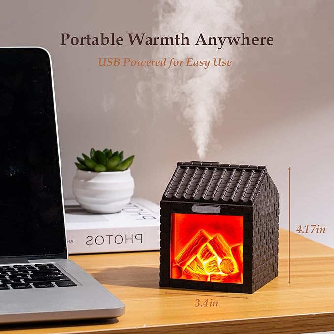 Mini Fireplace Cool Mist Humidifier - Image 5