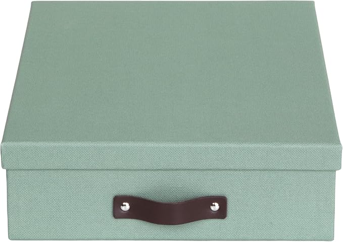 Bigso Oskar Canvas Fiberboard Document Letter Box - Image 2
