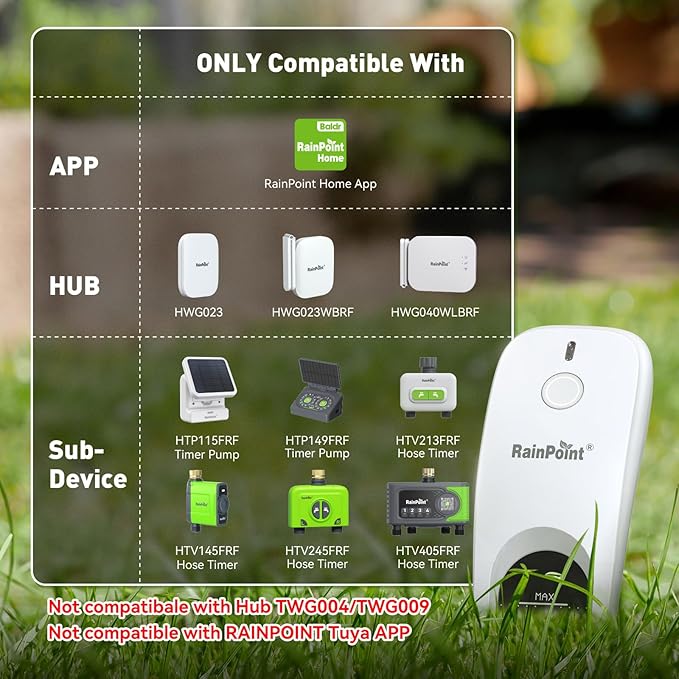 RainPoint 3-in-1 APP Remote Monitoring WiFi Soil Moisture Meter - Image 9