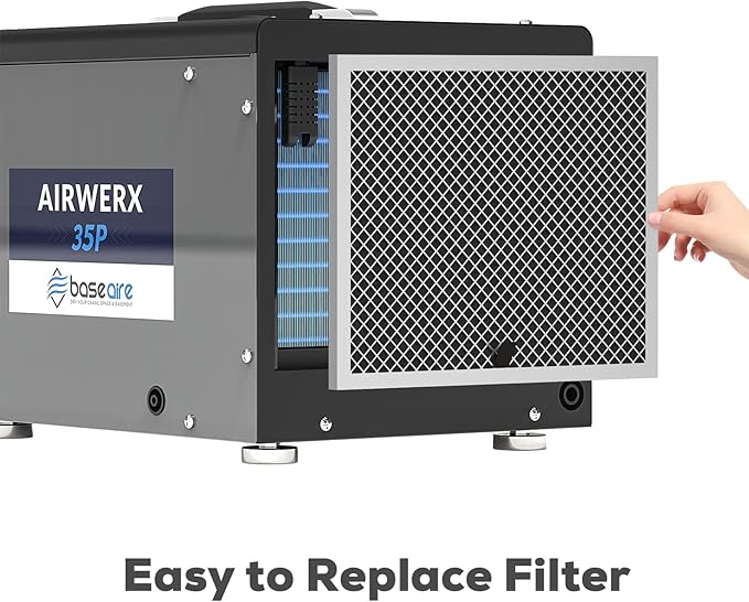 BASEAIRE MERV-1 4Packs for Crawl Space Dehumidifier AirWerx 35P - Image 4