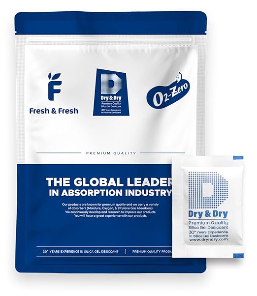 Dry & Dry 5 Gram Silica Gel Packets Silica Gel Desiccants, Silica Gel Packs by DryDry