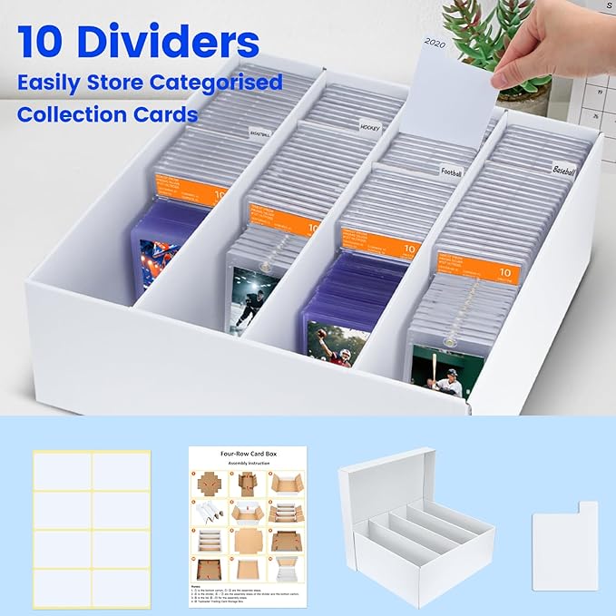 Pulchra 2 Pack Trading Graded Card Storage Box - Image 5
