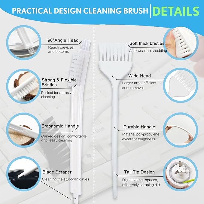 Small Detailing Cleaning Brushes - Image 4
