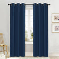 NICETOWN Curtain Blackout Drape Panel, Single Panel, 42 x 84 inch, Moroccan Blue by NICETOWN