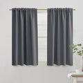Dark Grey Thermal Insulated Blackout Window Curtain Set of 2 Panels, Room by PANELSBURG