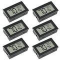 6 Pack Mini Hygrometer Indoor Humidity Meter Hygrometer Thermometers ，Humidity by DWEII