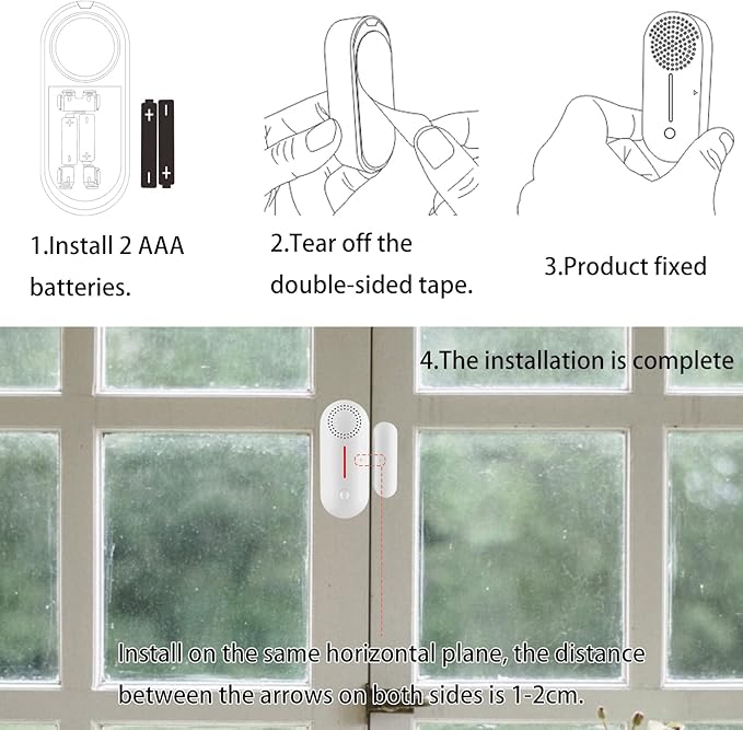 WiFi Door Sensor Alarm: Smart Door Window Sensor - Image 5