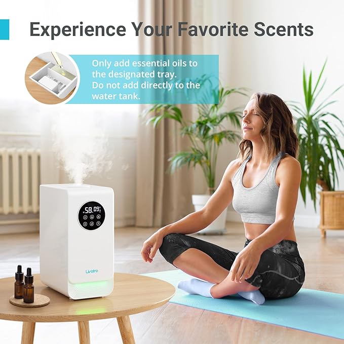 6L Smart Humidifier for Large Room, Warm & Cool Mist - Image 5