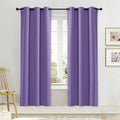 NICETOWN Curtain Blind for Bedroom, Single Panel, Lilac Purple, W42 x L72 inches by NICETOWN