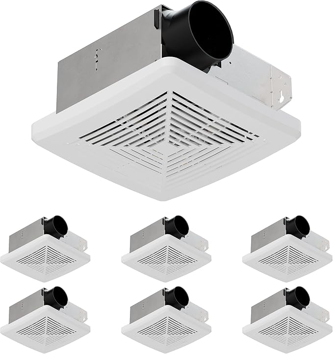 50CFM Ceiling Bathroom Exhaust Fan: Vent Fan by JULLISON