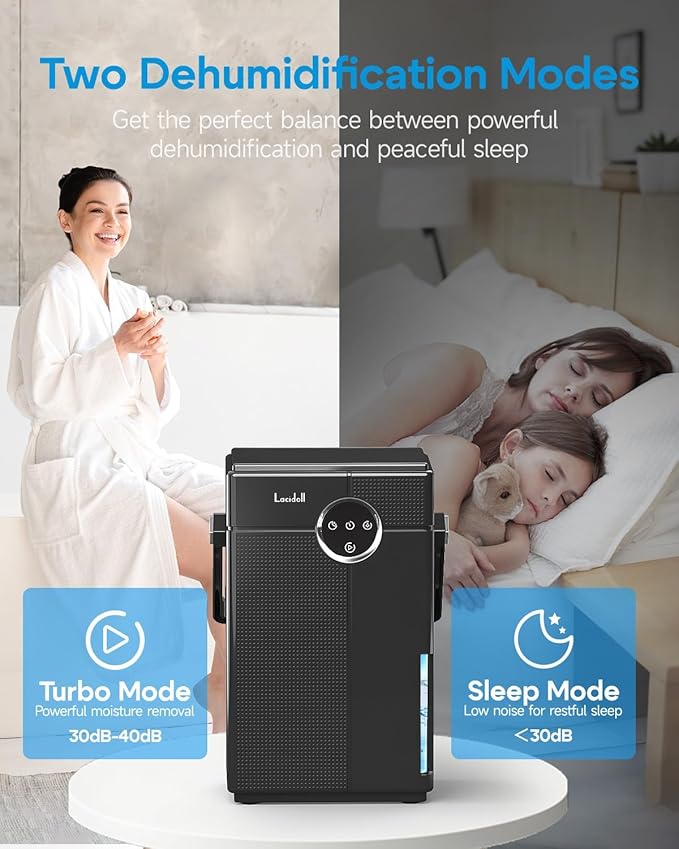 Small Dehumidifier with Drain Hose, Portable Dehumidifier - Image 5