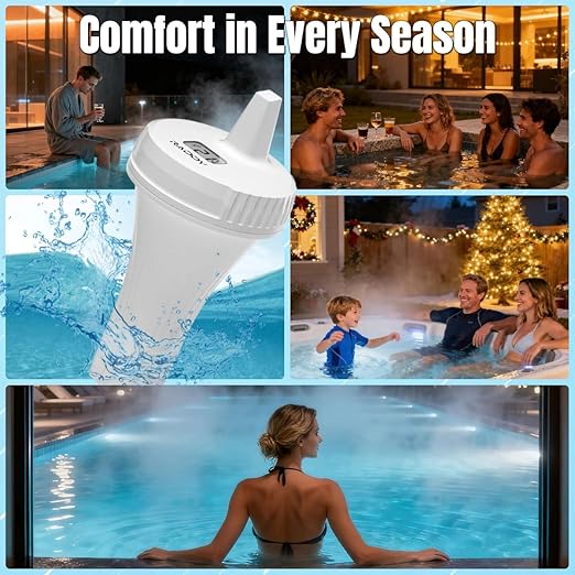 Raddy PT-3 Wi-Fi Pool Thermometer Floating Easy Read - Image 4