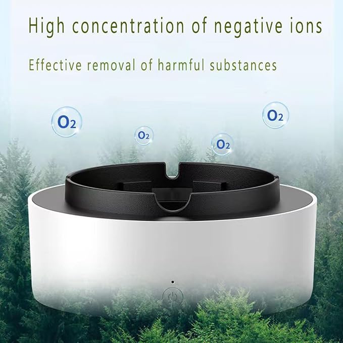 2 in 1 Multifunctional Smokeless Ashtray, Air Purifier Ashtray - Image 5