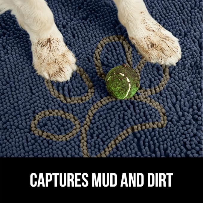 GORILLA GRIP SOAKSTOPPER Dog Door Mat, 48x30 Machine Washable Rug Absorbent - Image 4