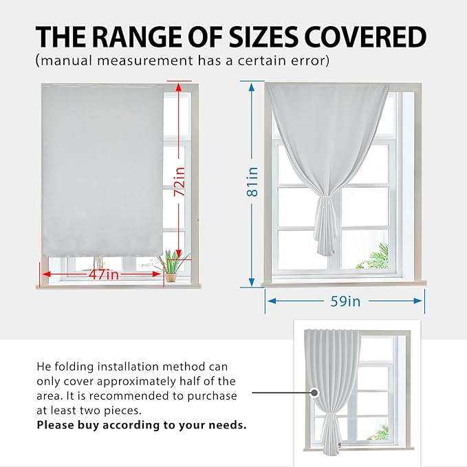 Magic Tape Stick on Portable Curtains - Image 3