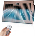 Quiet Register Booster Fan Fits 6" x 10" Register Holes, 10-Speed Smart Heating by BIOWIND