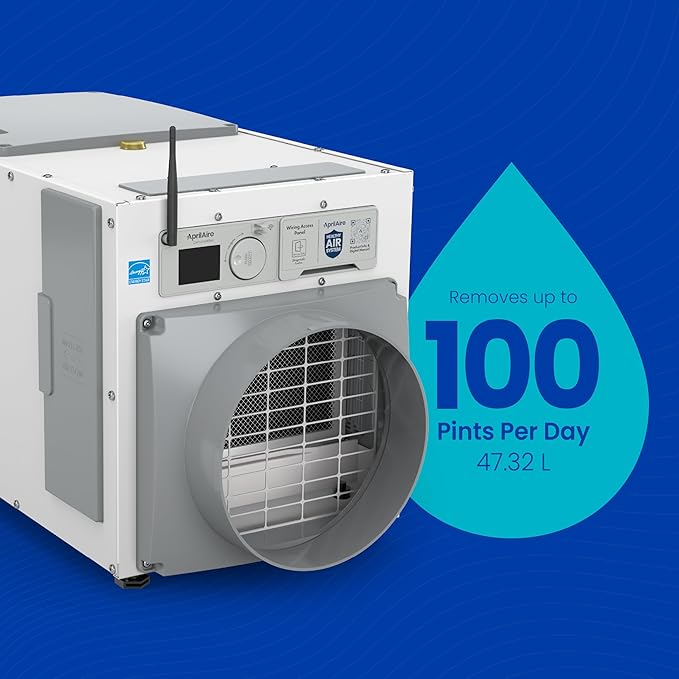 AprilAire E100W Wi-Fi Dehumidifier – 100 PPD - Image 7