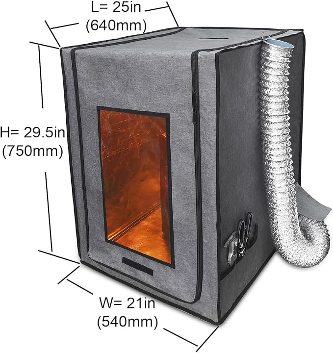 Multifunctional 3D Printer Enclosure w/Adjustable Ventilation Kit Eliminate - Image 2