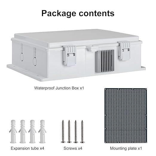 Outdoor Electrical Junction Box, ABS Water Resistant Enclosure - Image 7