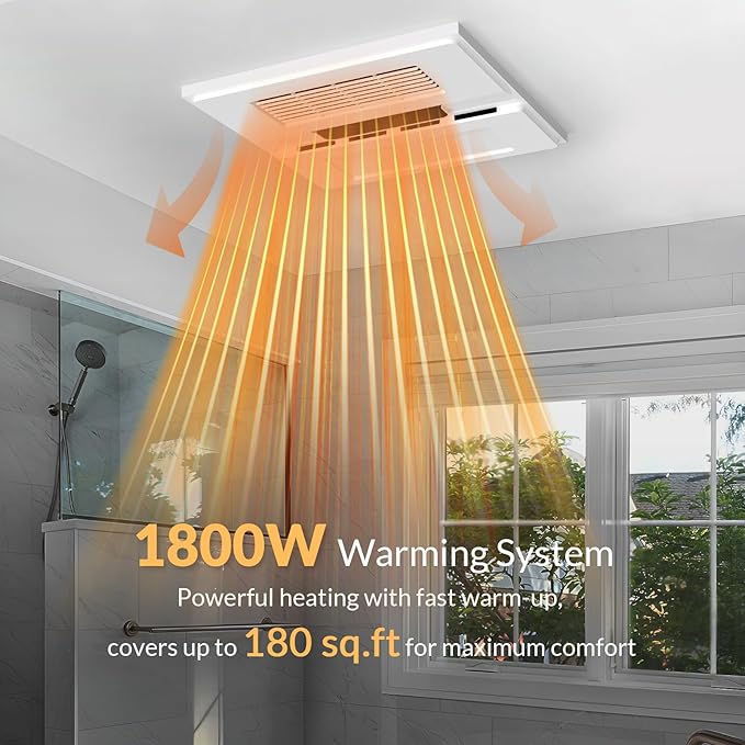 1800W Bathroom Exhaust Fan - Image 2