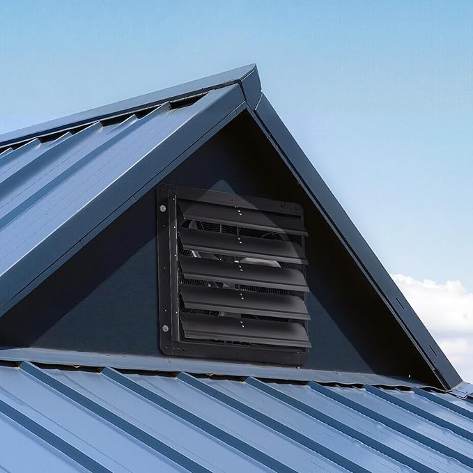 VEVOR 24'' Exhaust Fan, Wall Mounted Attic Fan - Image 8