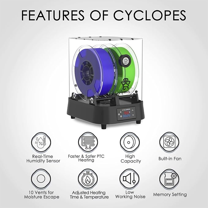 【EIBOS Official】3D Printer Filament Dryer Cyclopes - Image 7
