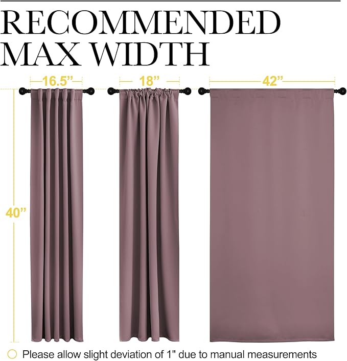 NICETOWN Blackout Curtain Panels - Image 7