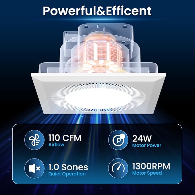 Hon&Guan Bathroom Exhaust Fan - Image 5