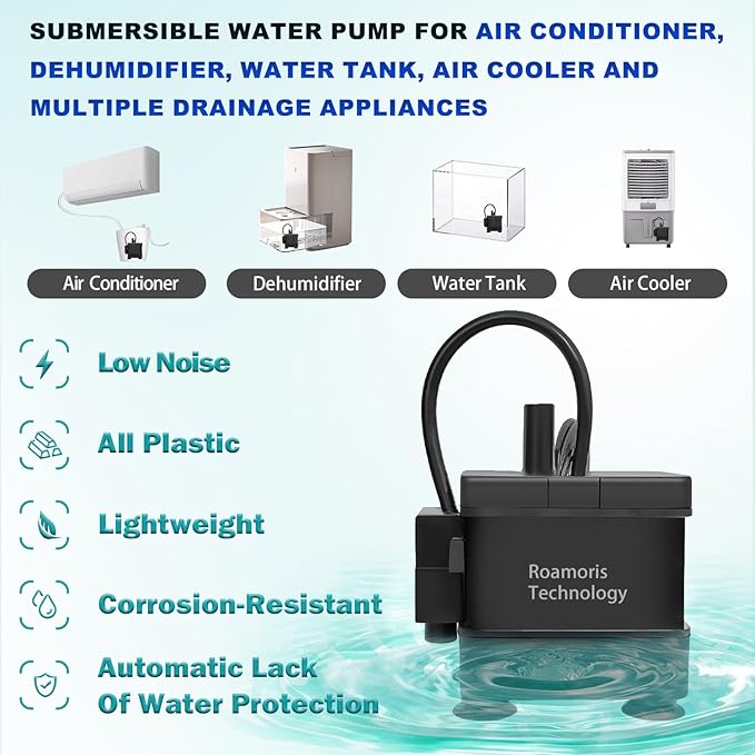 Small Pump With Level Sensor 110V Automatic Submersible Water Pump Mini HVAC - Image 2