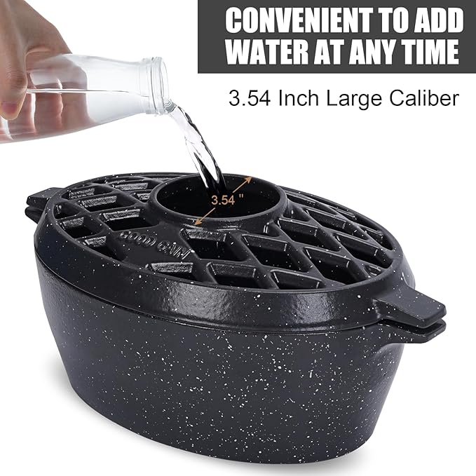 G Good Gain Wood Stove Steamer, Fireplace Humidifier, Cast Iron Humidifier - Image 6