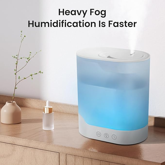 YOGIN Air Humidifier for Bedroom, 3L Top-Fill Cool Mist Humidifier & Essential - Image 6