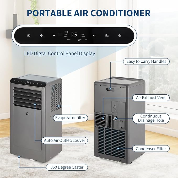 10, 000 BTU Portable Air Conditioner - Image 4