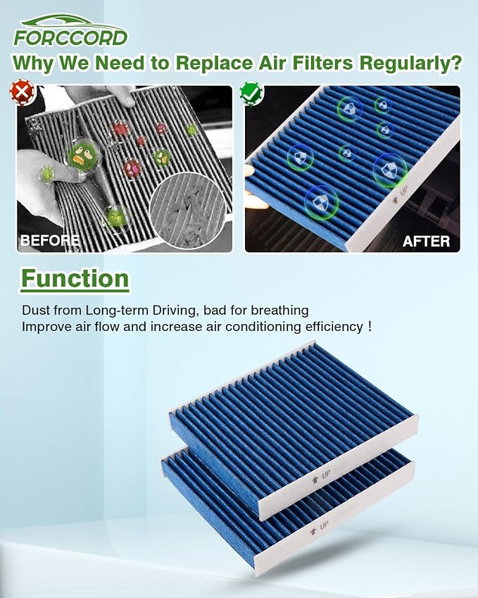Cabin & Engine Air Filter Fit for Hyundai Elantra 2021-2026, Kona 2024-2026 Air - Image 7