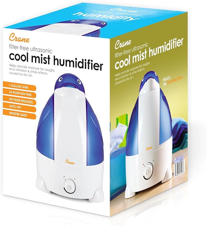 Crane Animal Humidifier for Bedroom, 1 Gal. Cool Mist Humidifier for Baby - Image 4