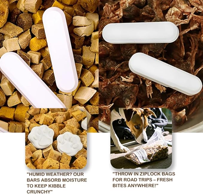 Pet Food Moisture Absorber – Reusable Diatomite Drying Blocks - Image 4