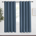 NICETOWN Blackout Curtain 78 inch Long, W55 x L78, 1 Panel, Smoky Blue by NICETOWN
