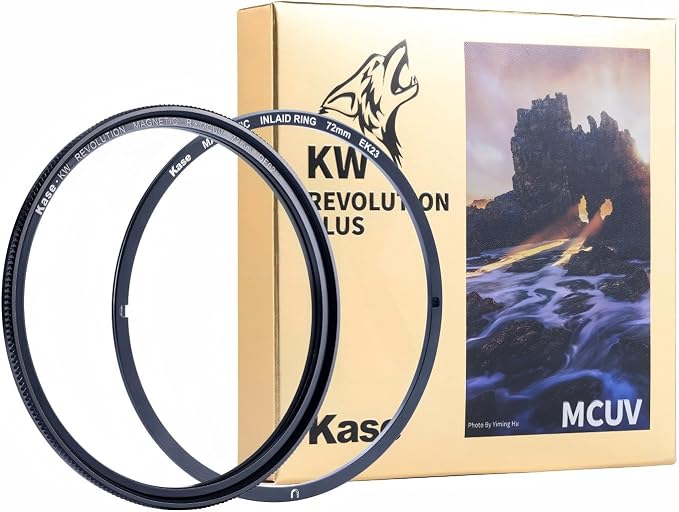 Kase 49mm KW Revolution Plus MCUV Magnetic Slim UV Filter, HD Optical Glass by KaseFilter