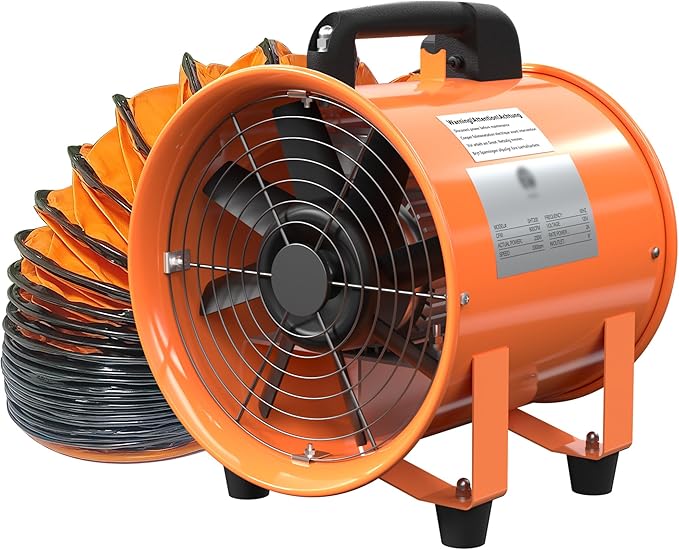 12 Inch Utility Blower Fan 2300CFM Industrial Portable Exhaust Fan by HYITCL