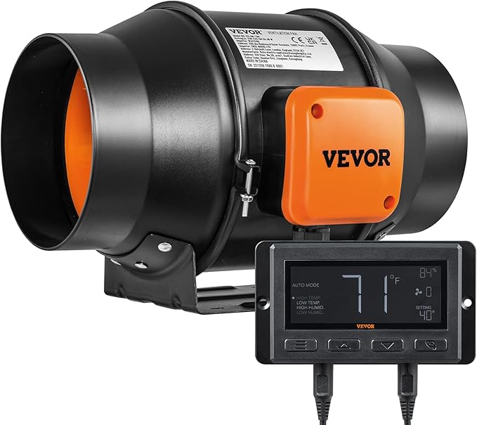 VEVOR Inline Duct Fan, 6-Inch 402 CFM by VEVOR