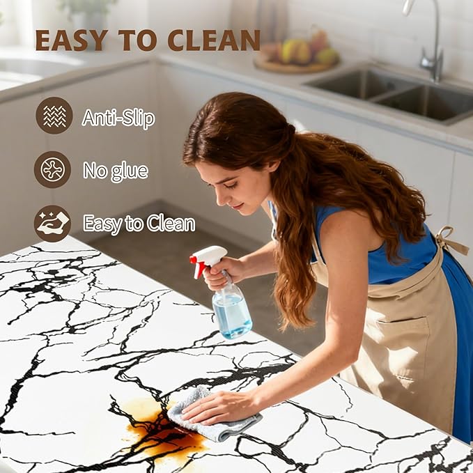 2-Layer Drawer and Shelf Liner for Kitchen Cabinet: 12 in X 20 Ft Non Slip - Image 4