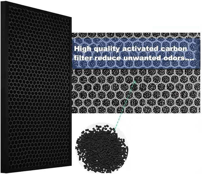 Replacement Hepa Active Carbon Filter F-ZXGP50 F-ZXFD45，Compatible - Image 3