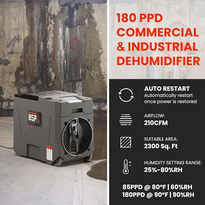 Abestorm 180 PPD Commercial Dehumidifier - Image 3