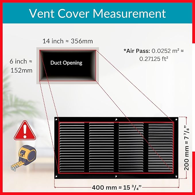 14x6 Vent Cover - Image 6