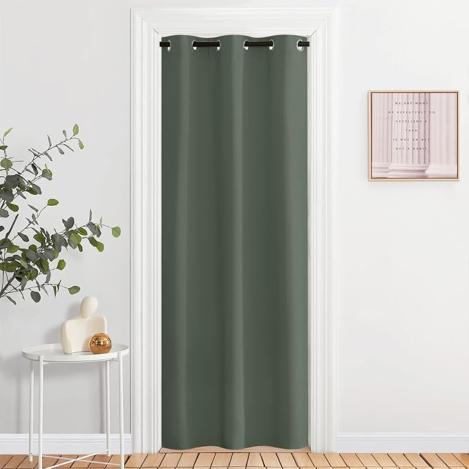 NICETOWN Dark Mallard Blackout Room Darkening Window Curtain Thermal Insulated by NICETOWN