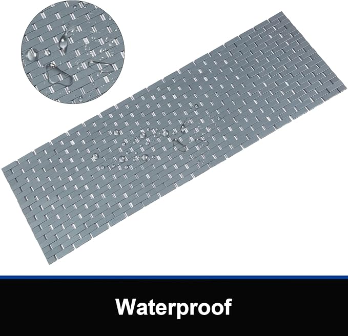 Bambo Bath Mat Bathroom Runner Long Large Rugs Floor Wood Shower Bathtub - Image 2