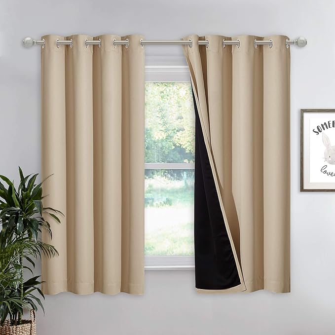 NICETOWN Cold Blocking Curtain, Bedroom Full Blackout Panel, Super Thick by NICETOWN